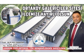 ATSO ORTAKÖY’DE GALERİCİLER SİTESİ PROJESİNİ HAYATA GEÇİRİYOR